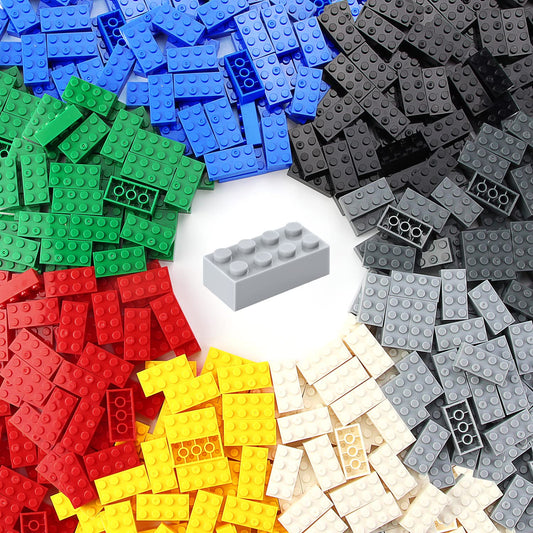 Feleph 2x4 bricks box front shows colorful pieces for creative play