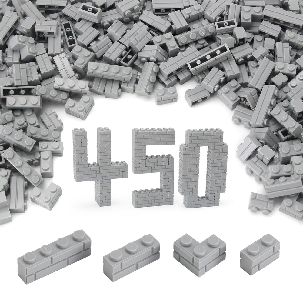 Feleph Masonry Bricks 1x2 bricks for sturdy builds and creative play