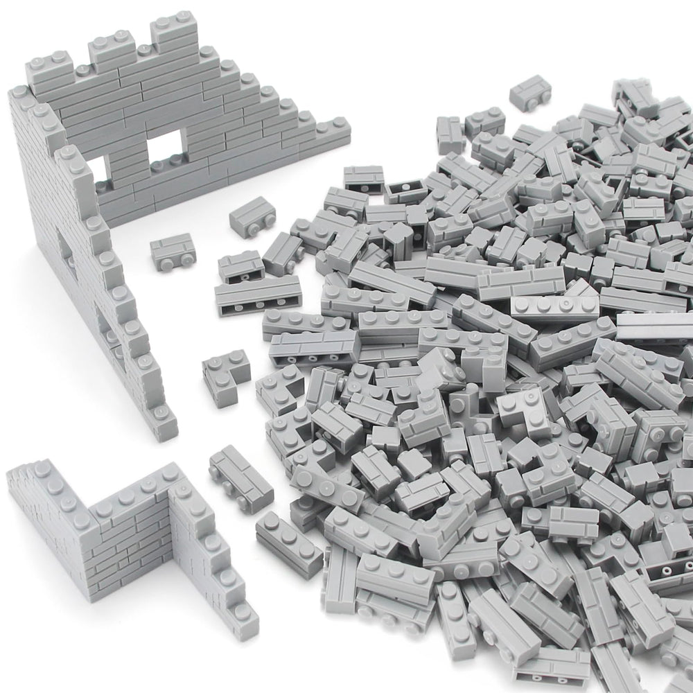 Feleph Masonry Bricks 1x3 bricks strengthen connector walls for varied structures