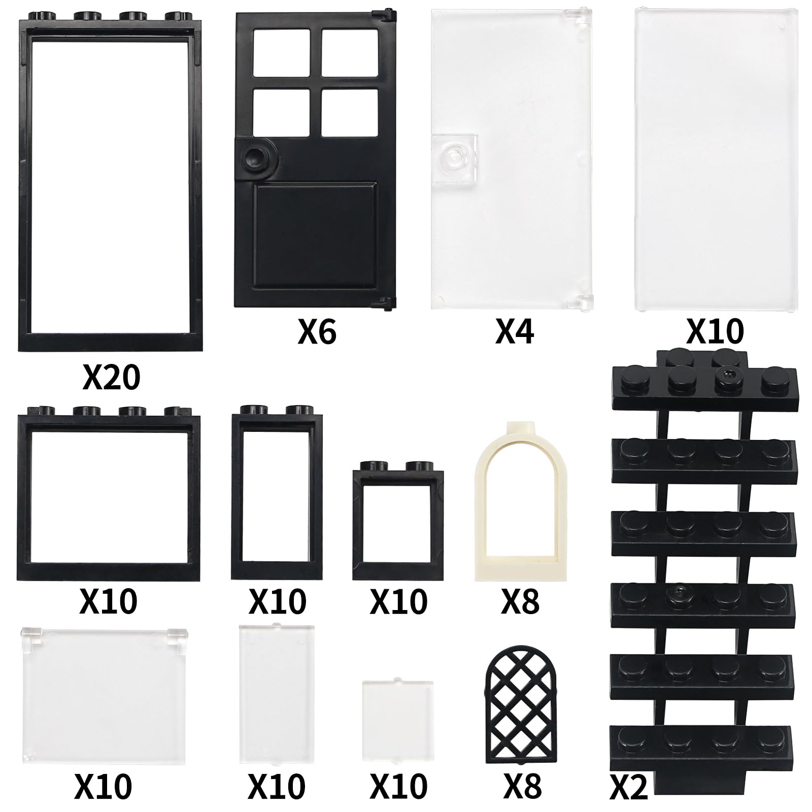 Feleph Windows and Doors Kit doors add functional detailing to creative models.