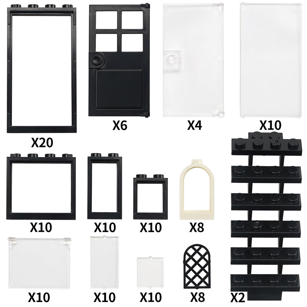 Feleph Windows and Doors Kit doors add functional detailing to creative models.