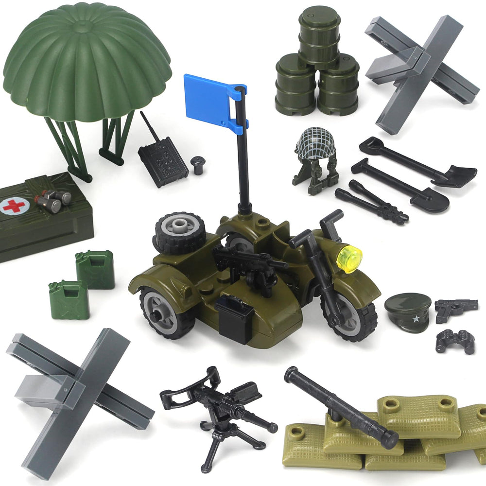 Feleph WW2 barricade set demonstrates modular fortifications for action scenes