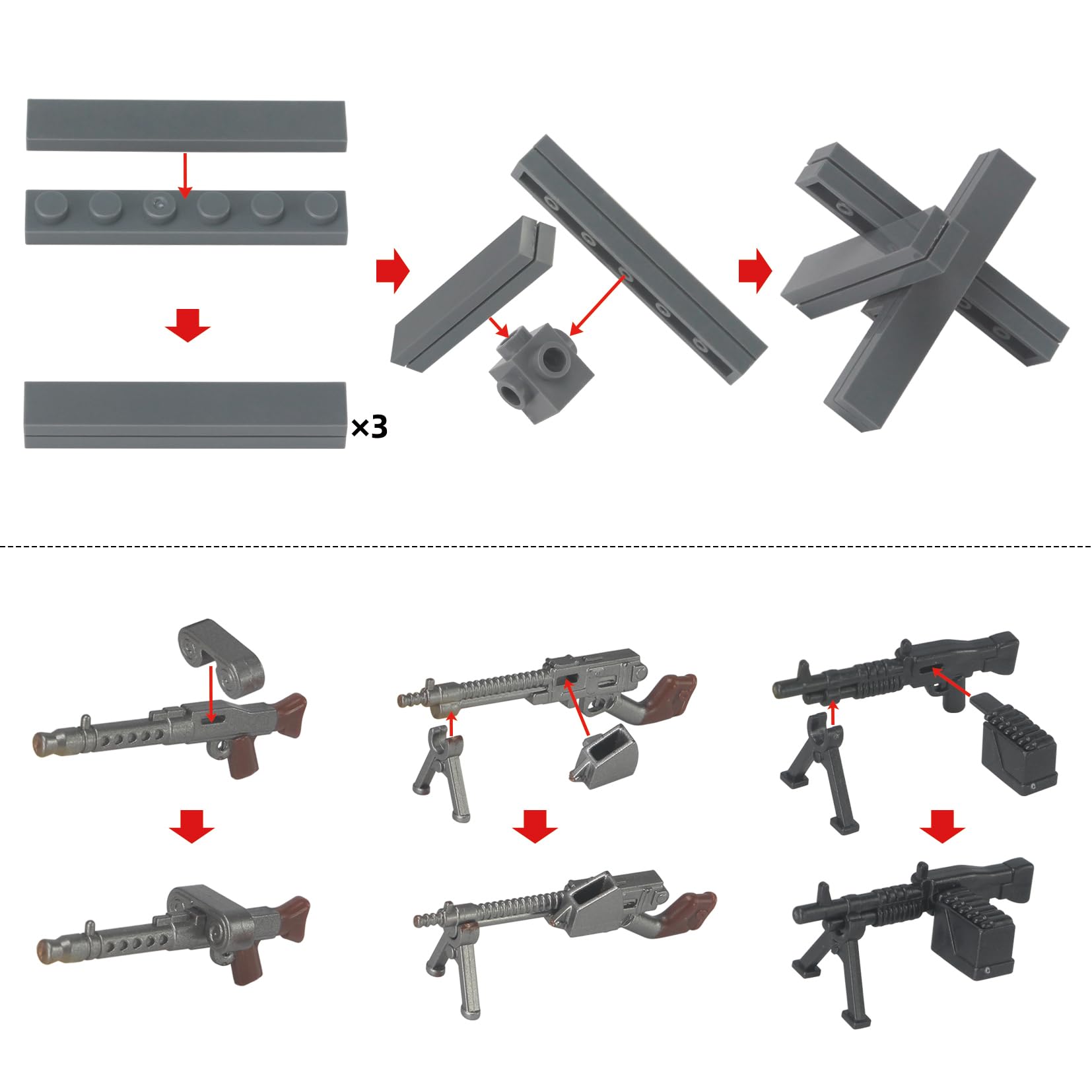 Feleph WWII toy bricks in ABS offer durable play and display potential