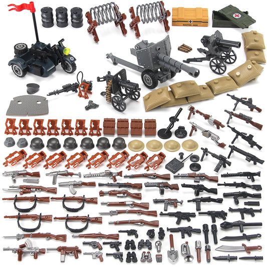 Feleph MP40 set for authentic WWII model builds and display.