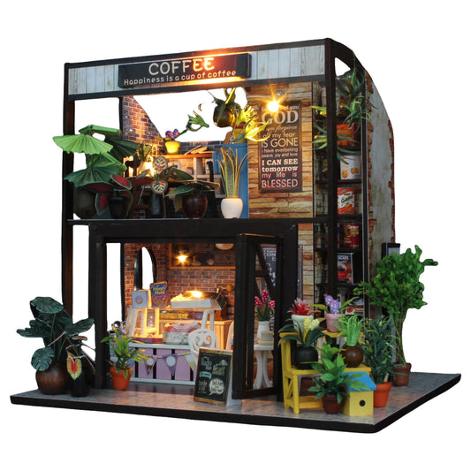 Flever dollhouse kit: house structure ready for mindful DIY and display