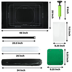FELIZROCA Puzzle Mat RollUp Kit glue sheets ready to secure finished sections.