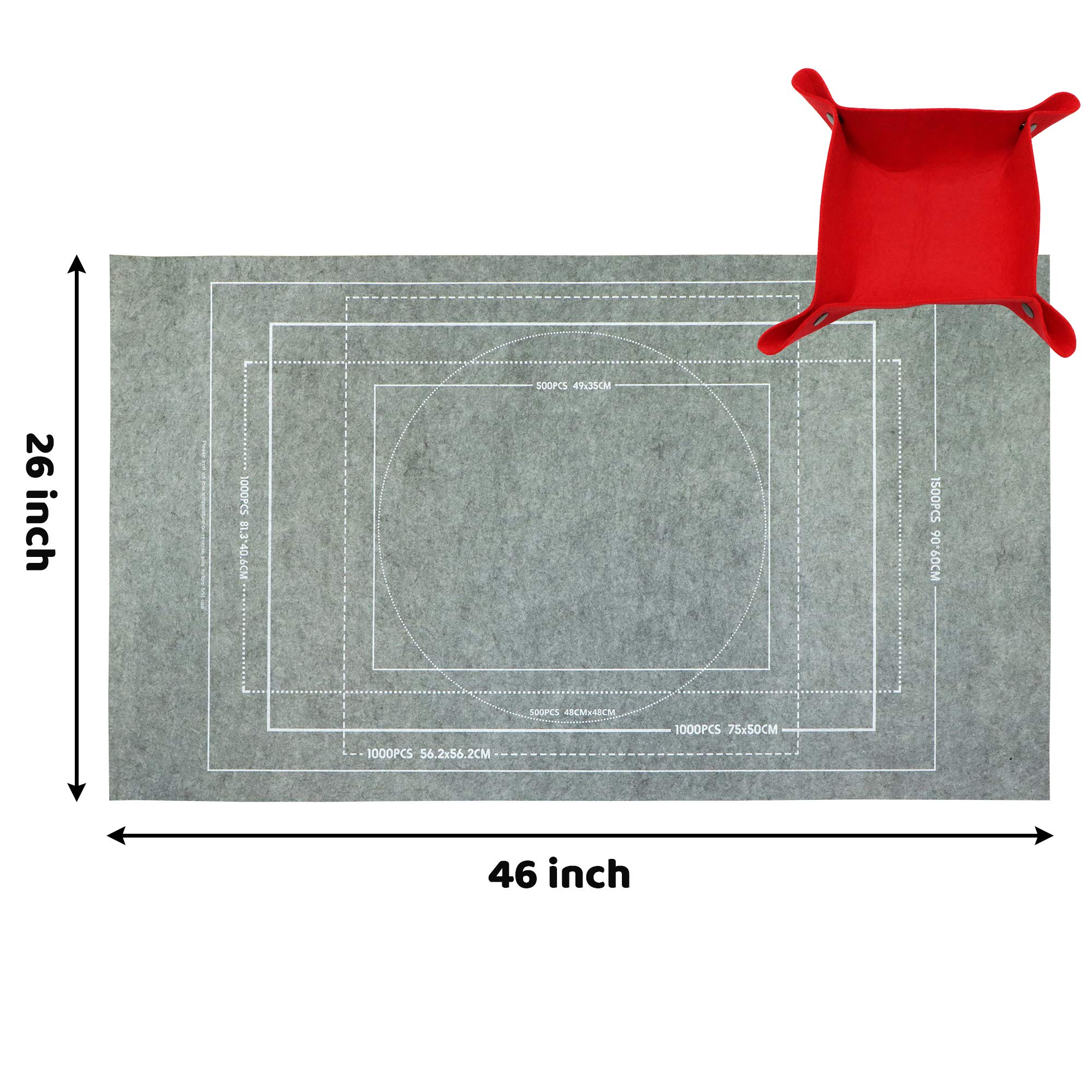 FELIZROCA puzzle mat rollup with hand pump for easy inflation