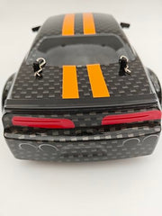 FelizWina 1:14 drift car top view showing compact chassis.