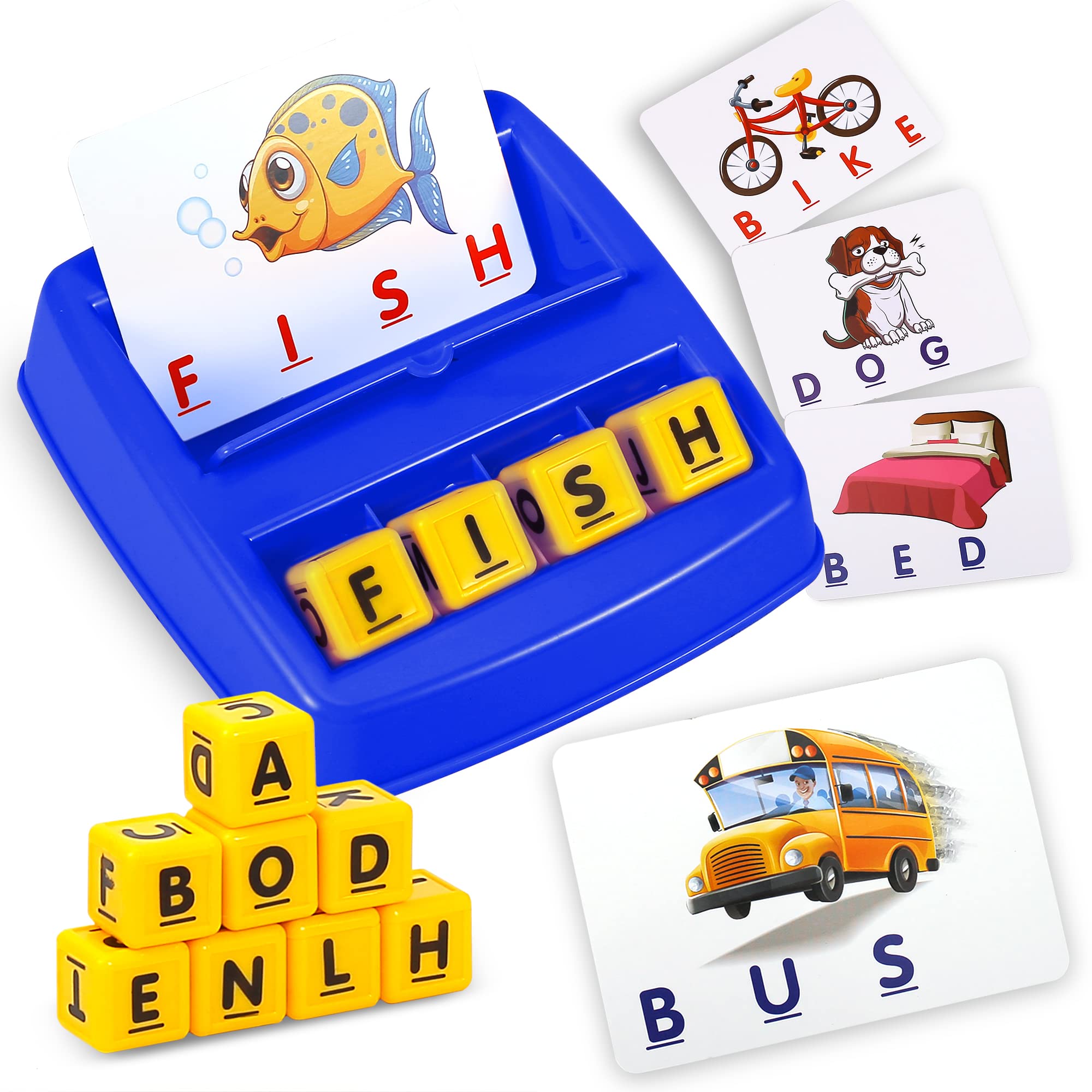 Fenikso matching letter game tray shown for organized setup and smoother early learning sessions.