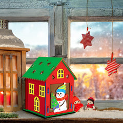 Fennoral Christmas house gingerbread: colorful paint and rhinestones spark imagination