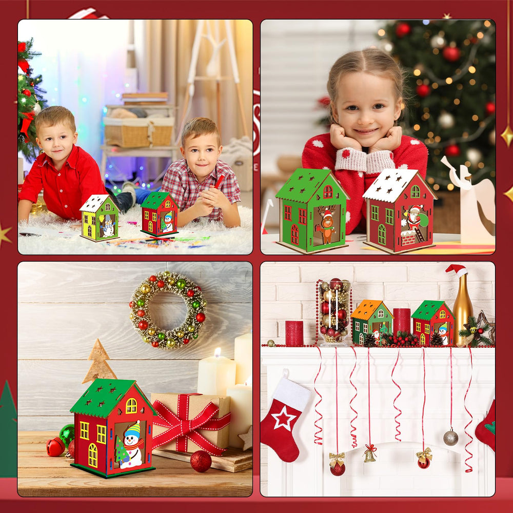 Fennoral Christmas house novel: unique patterns for diverse holiday crafts