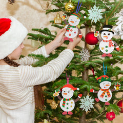Fennoral snowman kit template guiding easy, accurate assembly.