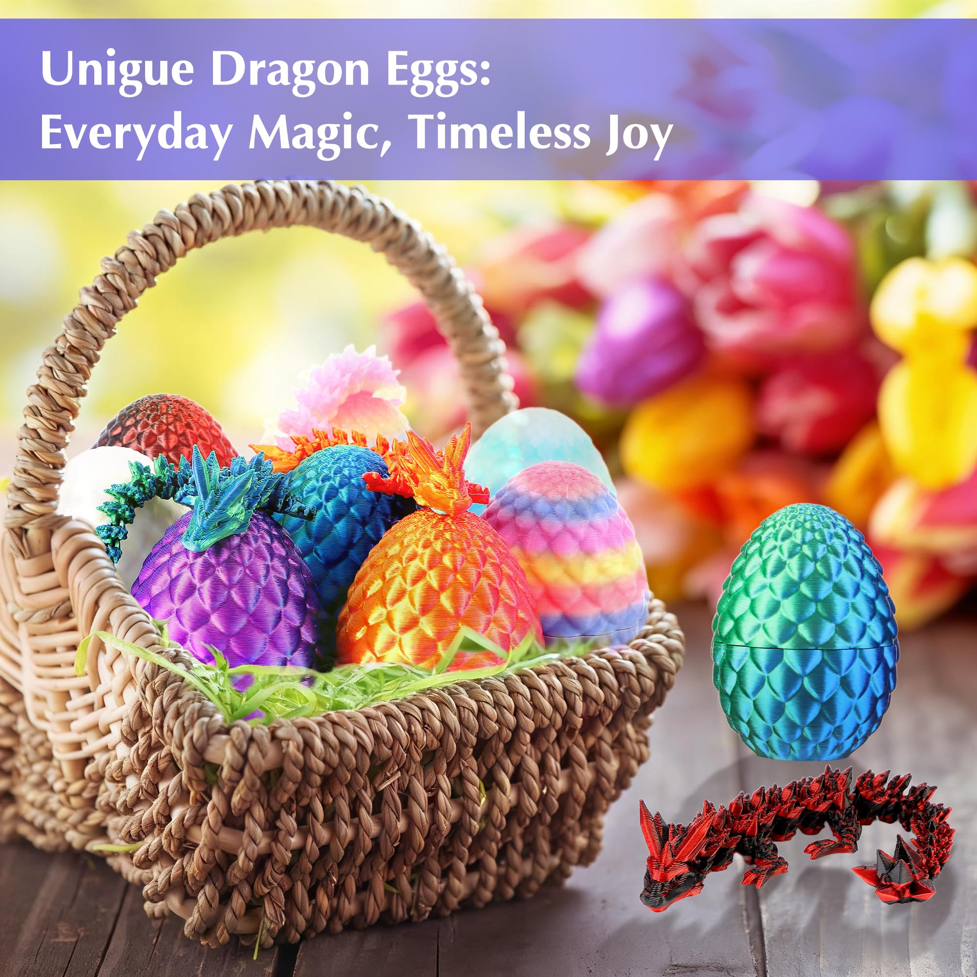 Fenoee child-friendly dragons gift set made from safe PLA material