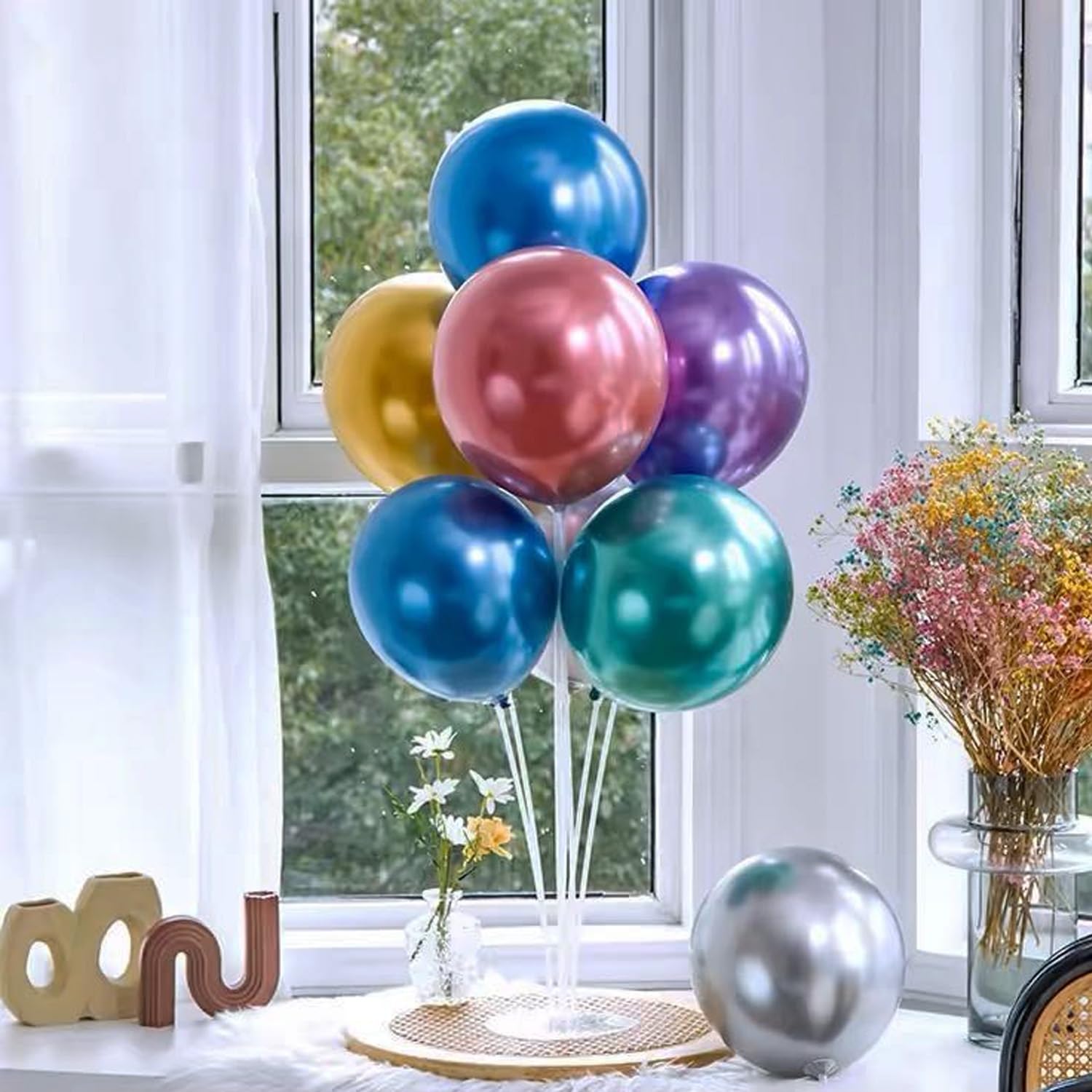 Fenxyo balloon stand kit baby shower—adds playful height to decor.