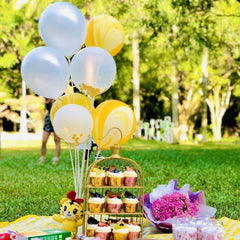 Fenxyo balloon stand kit birthday party—perfect centerpiece for celebrations.