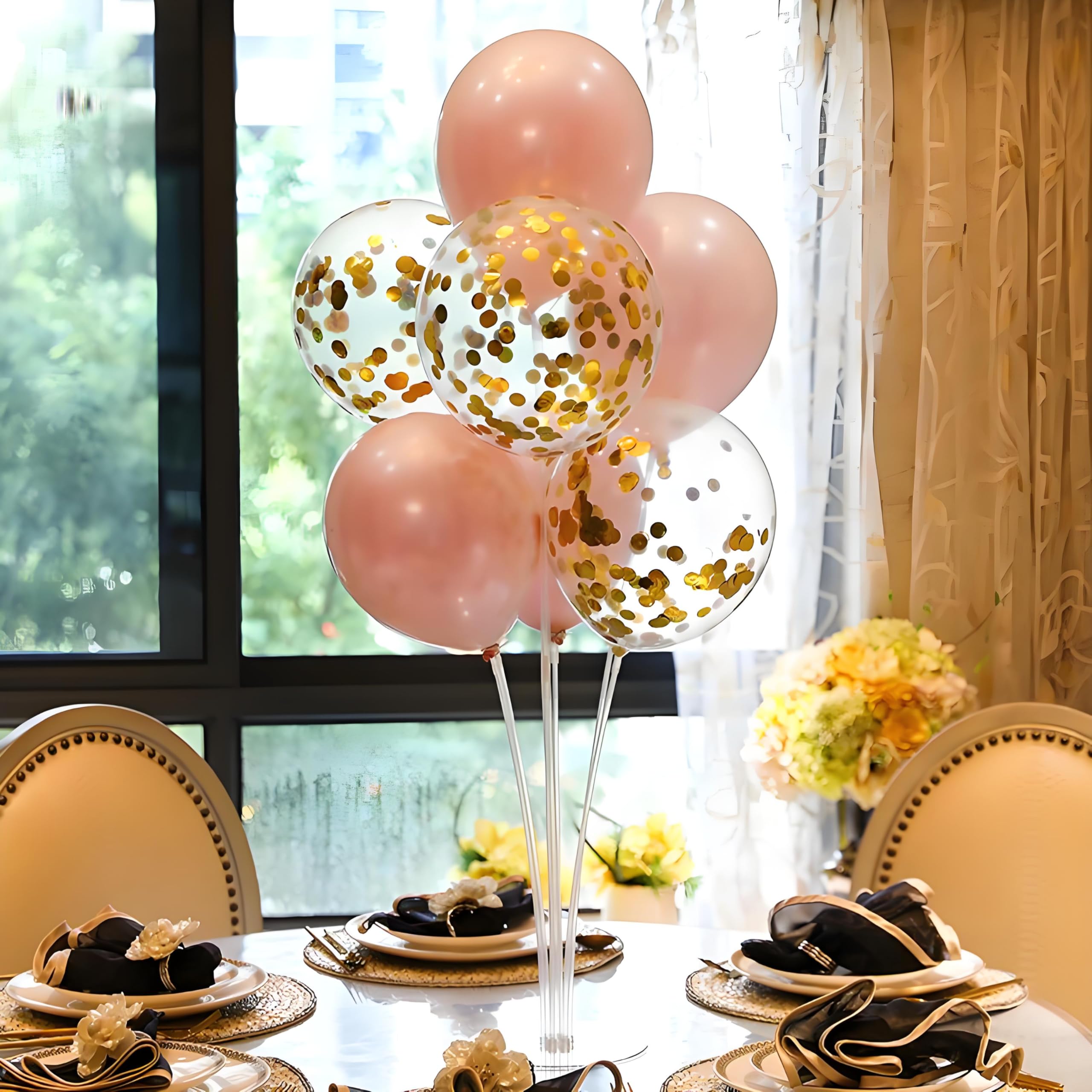 Fenxyo balloon stand kit wedding centerpiece—elegant focal point for reception.