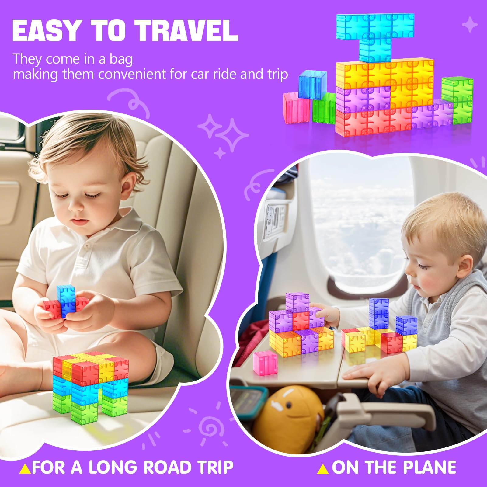 Feoxialy BPA-free durable blocks designed for safe, long-lasting use.