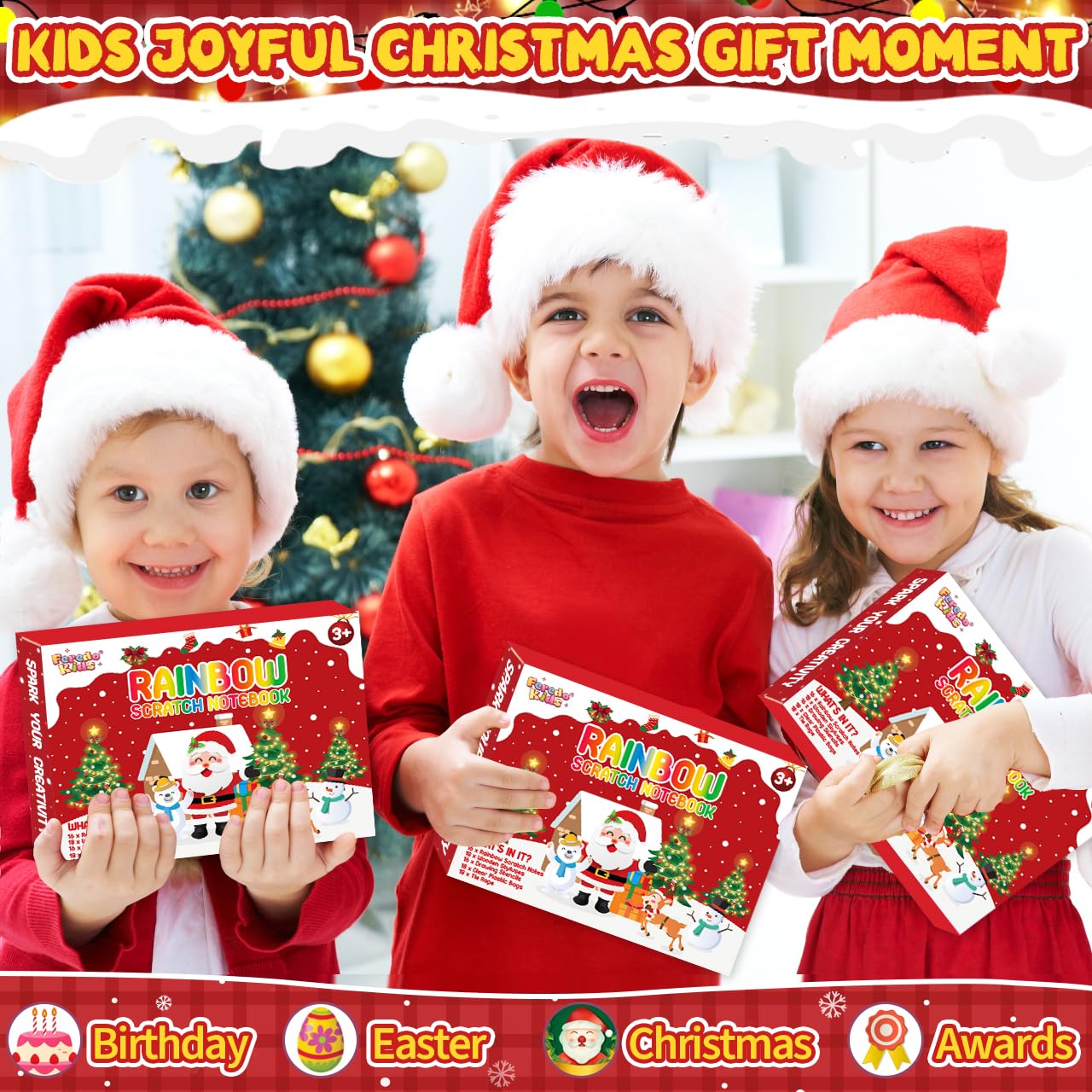 FEREDO KIDS Christmas party favors for kids to celebrate joyfully.