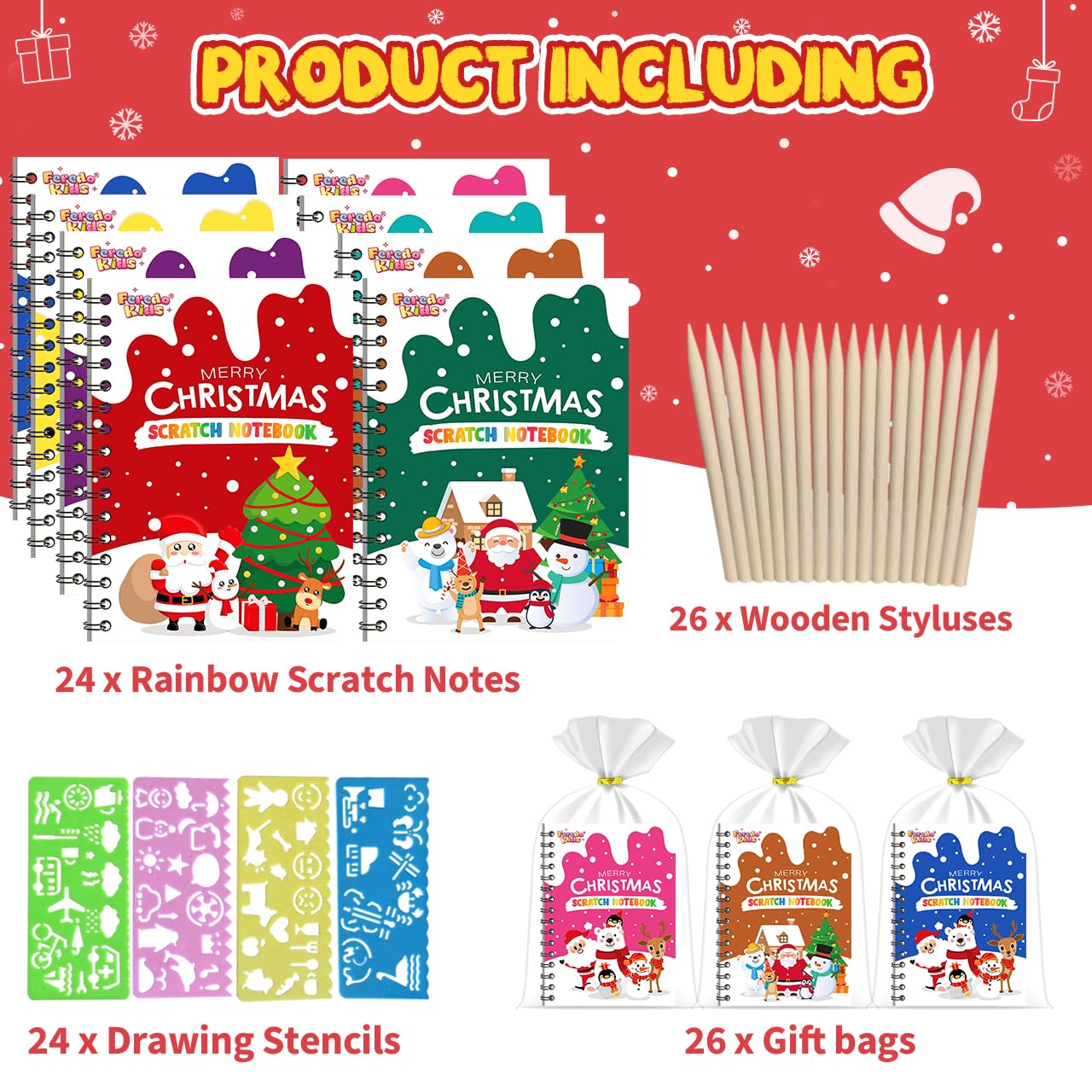 FEREDO KIDS gift bags for party favors and easy gifting.