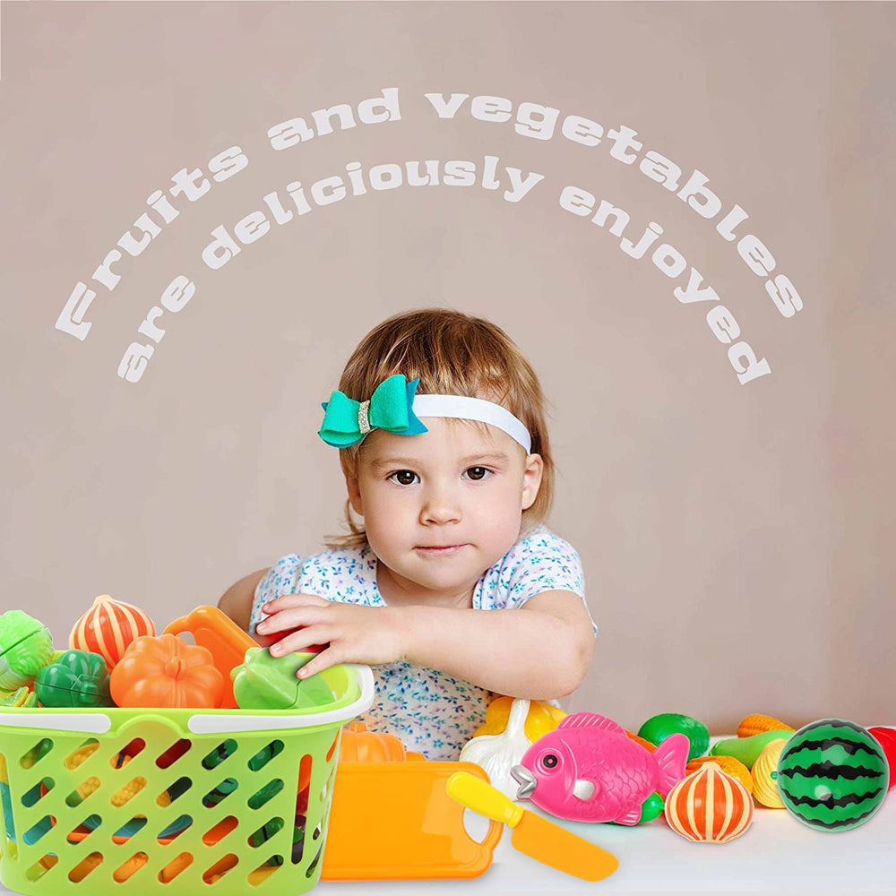 FEROXO Cutting Play Food Eggplant promotes creative play and hand-eye coordination.