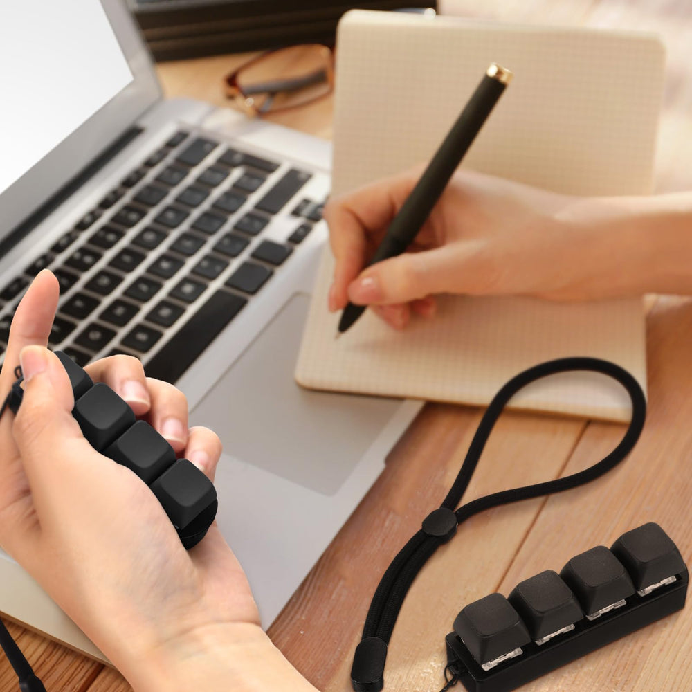 Ferreve keyboard fidget on desk setup, ideal for on-desk focus sessions.