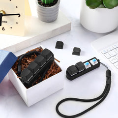 Ferreve packaging image with two keychains, ready to gift to keyboard enthusiasts.
