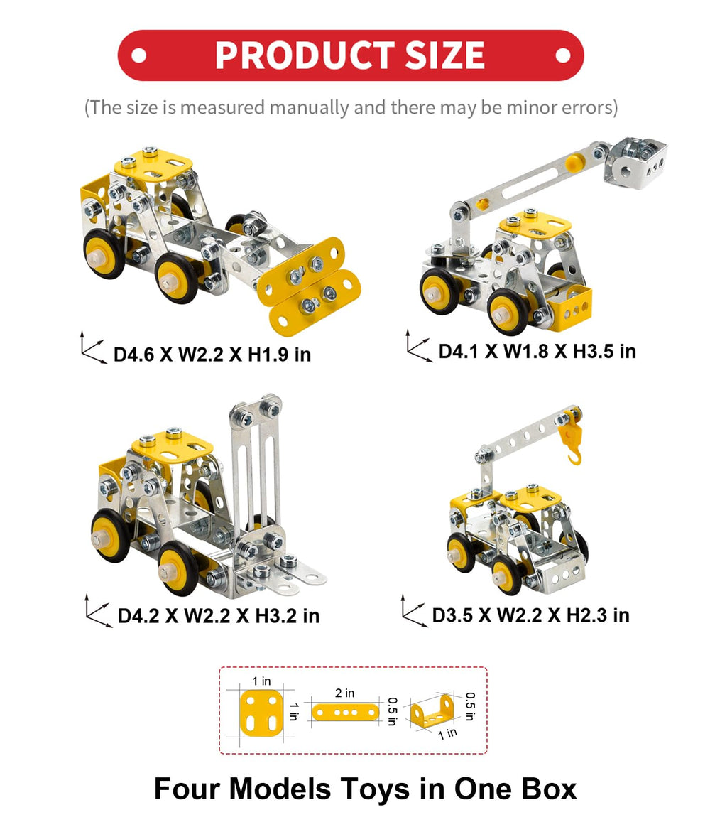 Ferthor Fun crane model promotes planning and dexterity through hands-on building.