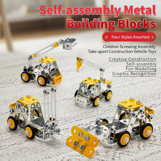 Ferthor Fun ladder truck model encourages imaginative construction and problem-solving.