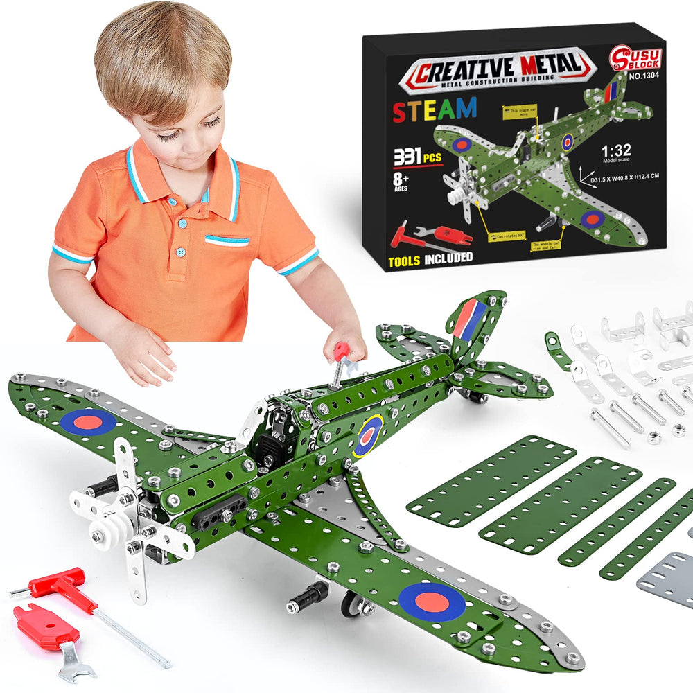 Ferthor Fun airplane model 1:32 scale with durable metal build for display