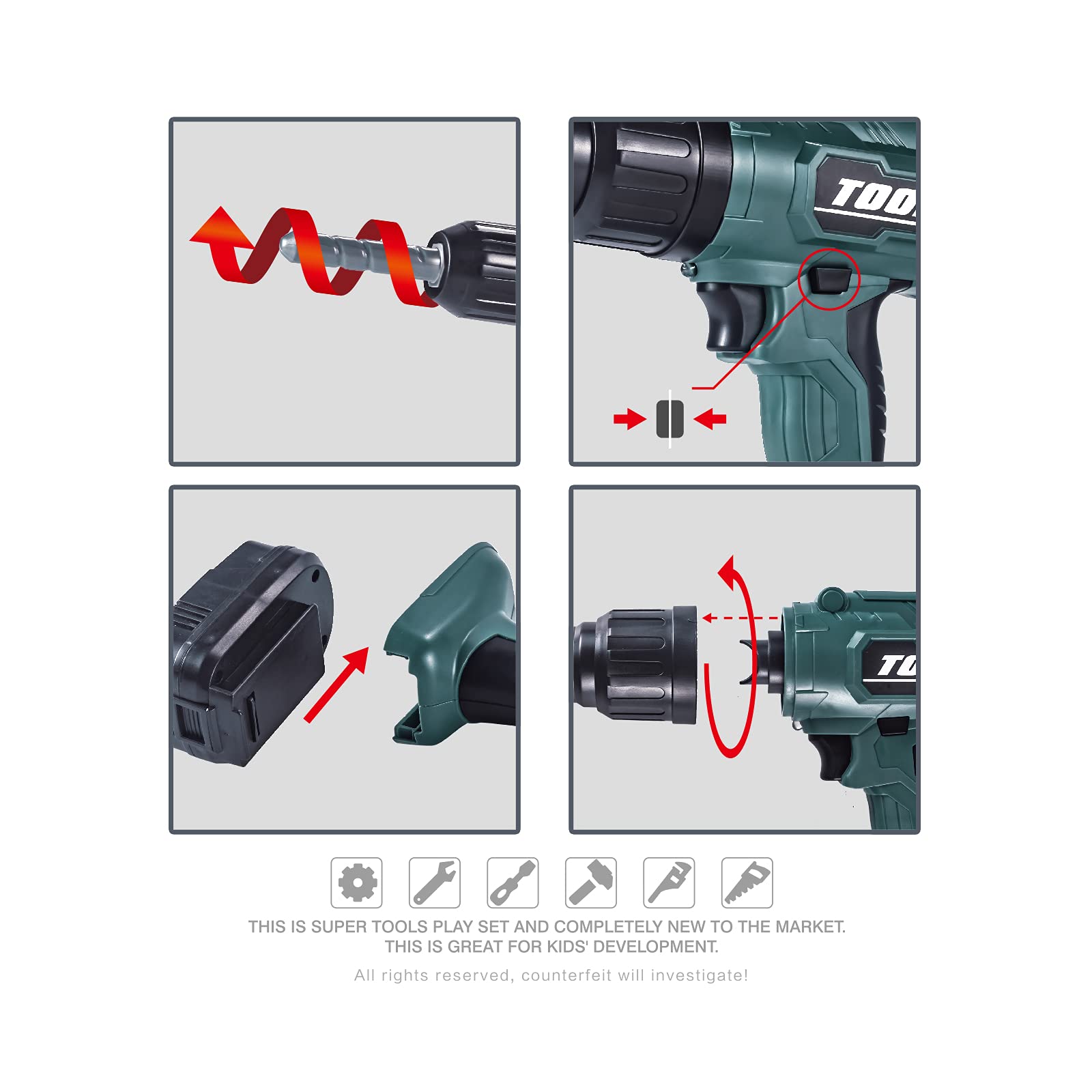Ferthor Fun drill bit type B supports varied repair scenarios