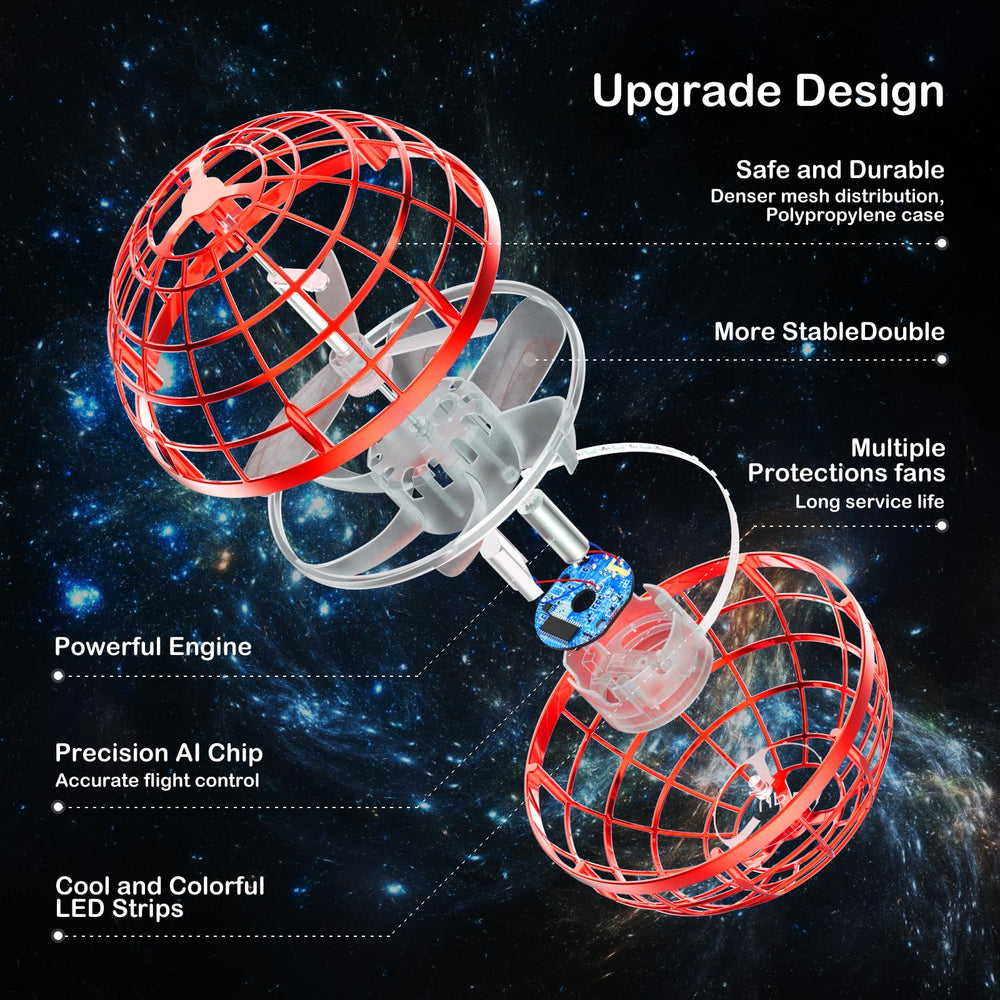 Fesbt Flying Orb Ball compact mini drone suitable for kids and teens