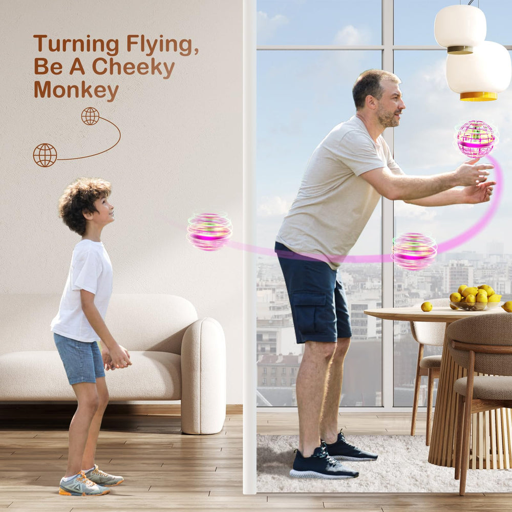 Fesbt Flying Orb Ball USB charging enables quick recharges between sessions