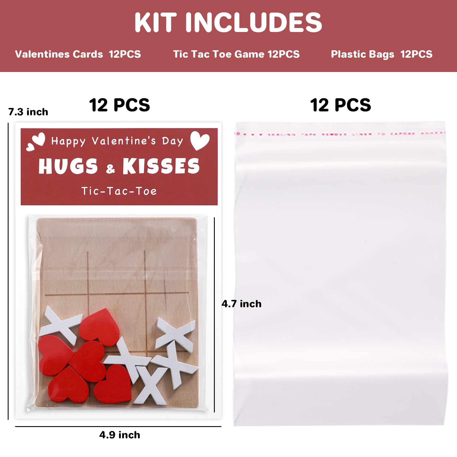 FestalMart valentines card with name space for personal notes