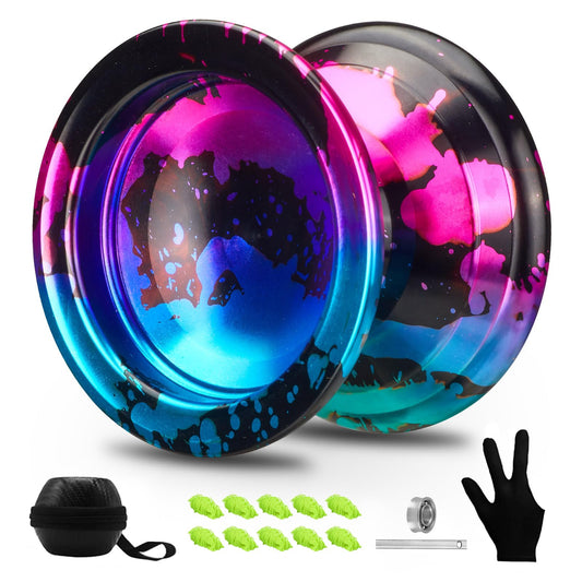 FETESNICE metal yoyo setup in black for smooth, stable spins