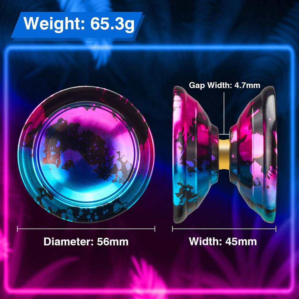 FETESNICE yoyo with butterfly design in vibrant colors for dynamic tricks