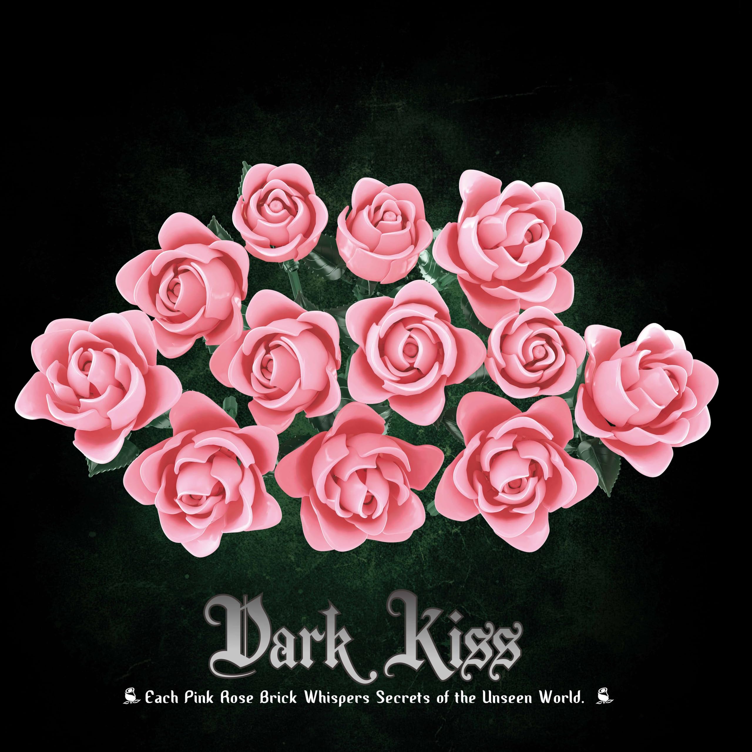 Feuymoent pink rose bouquet ABS plastic quality emphasizes safe, durable material for long-term display.