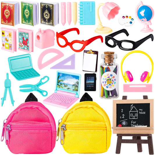 FFNIU mini doll backpack open, storage for tiny items during play