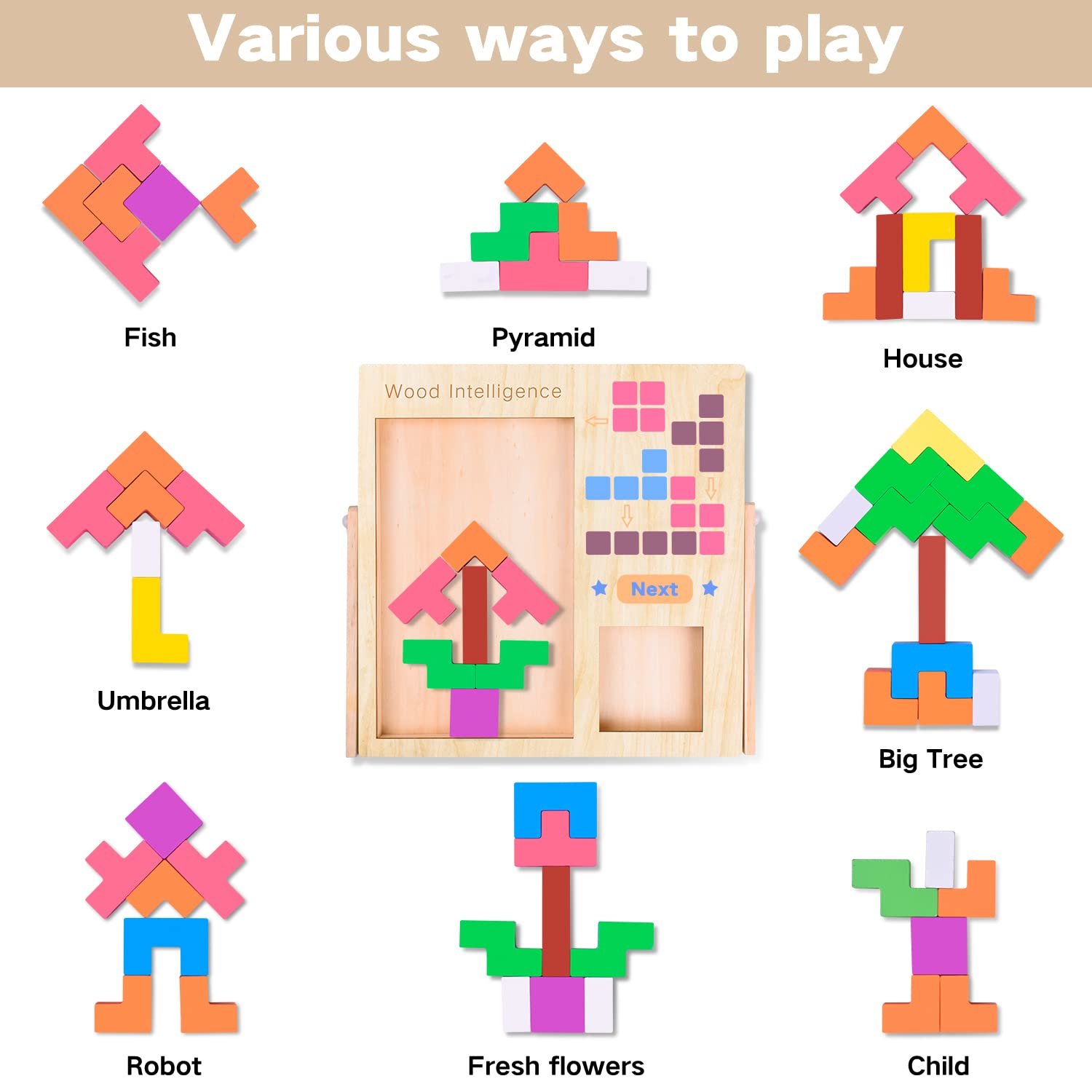 FFTROC brain teaser puzzles invite focused problem solving during activity.