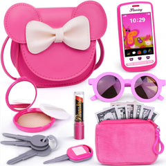 FFTROC pretend purse set with makeup toys for imaginative play.