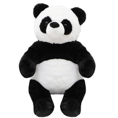 FFxiong panda plush 18-inch pillow close-up for cozy snuggles.