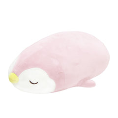 FFxiong pink penguin plush with soft fabric for gentle cuddling.