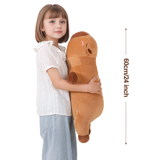 FFxiong capybara plush closeup fur texture for cozy snuggles.