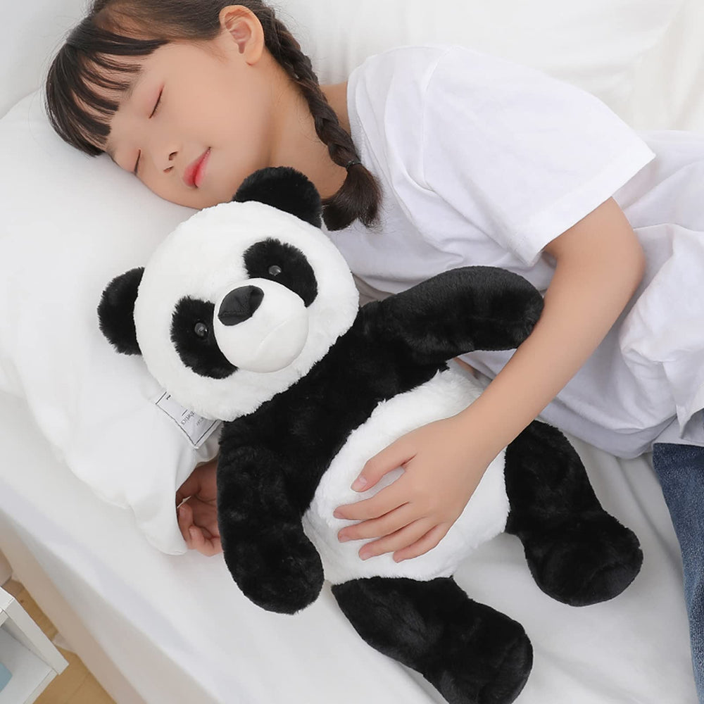 FFxiong panda plush gift-ready stitching highlights durable seams for long-lasting hugs.