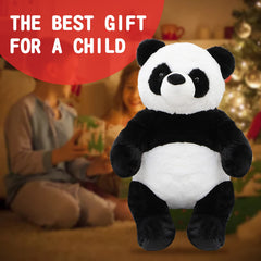 FFxiong panda plush packaging showcase ready-to-gift presentation.