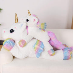 FFxiong unicorn plush in kids' room, perfect decorative companion