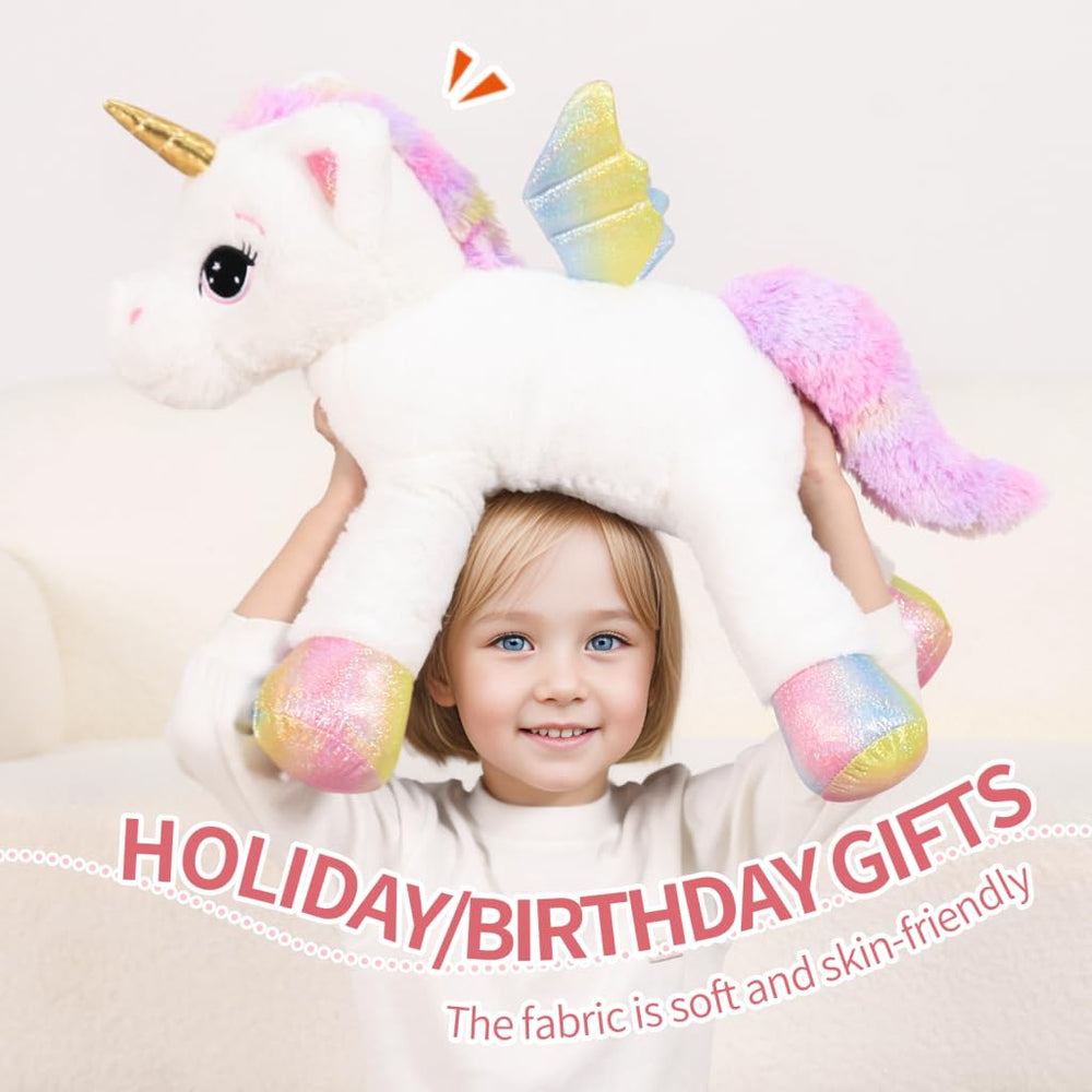 FFxiong unicorn plush soft fabric, cozy companion for playtime