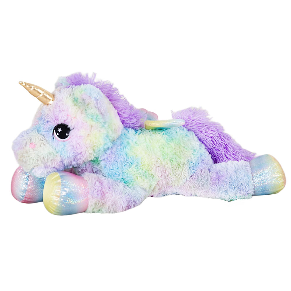 FFxiong unicorn plush supports gentle sensory play with varied textures and soft surfaces.