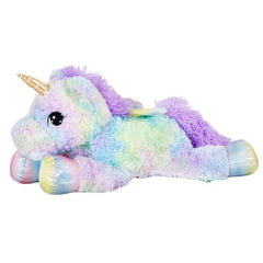 FFxiong unicorn plush supports gentle sensory play with varied textures and soft surfaces.