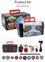 FGFXL Battling Top Set portable storage supports tidy setup