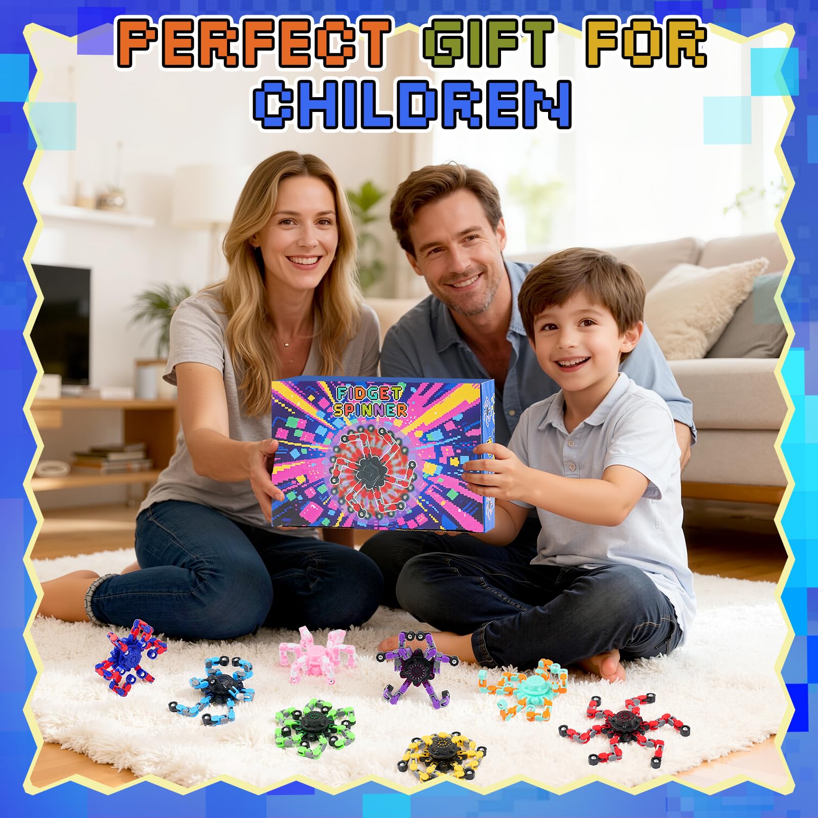 FGYLYOX fidget spinner classroom prizes encourage sharing and creative play